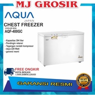 Aqua Aqf 400 Gc Chest Freezer Box 394 L Lemari Pembeku Frozen Food