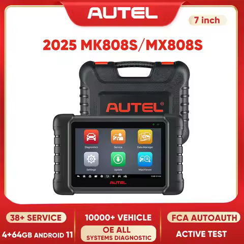 Autel MaxiCheck MX808S OBD2 Scanner Bi-directional Control Scan Tool, 38+ Services, All System Diagn