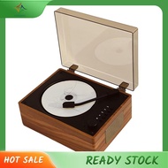 [luxiang.] Retro CD Player Rechargeable Support CD BT USB 3.5mm AUX Portable CD Player Bluetooth-Com