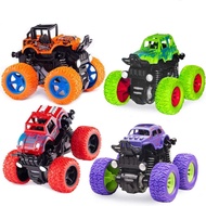 Monster Truck Toys-Friction Power Toy Car Push Truck Toys, Suitable for Children 2-4 Years Old, 3-5 