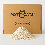 Pottycats Cassava Cat Litter (Solo Pack 6L, 2.5kg) [Recommended For Automatic Litter Box]