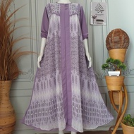 DRESS ANSARA MAXY FULL CERUTY BABYDOL DOBEL PURING / MOTIF CANTIK [ COD ]