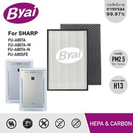 Byai แผ่นกรองอากาศ True HEPA Filter FZ-A80SFE Byai แผ่นกรองอากาศ แผ่นกรองอากาศ Byai