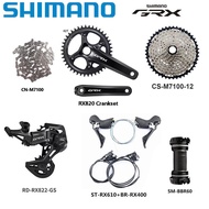 SHIMANO GRX RX820 Groupset 1x12 Speed Road Bike RX820 Crankset Rear Derailleur RX610 Shifter RX400 B