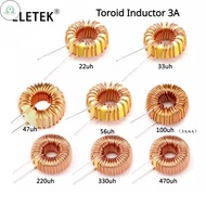 GD 5pcs Toroid Inductor 3A  Magnetic Induction Coil Toroidal Inductor Winding Inductance 22uH 33uH 4
