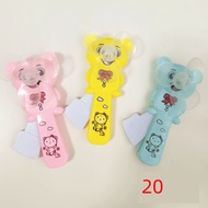 Press hand pressure Meng cool bear hand held fan convenient cool feeling primary school fan small hi