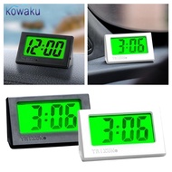 kowaku Portable Digital Car Clock  Display Clock Electronic Clock Desk Clocks for Car Truck Office L