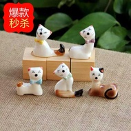 陶瓷日式貓咪筷托筷架創意餐具筷子架餐桌枕托居家裝飾禮品小擺件