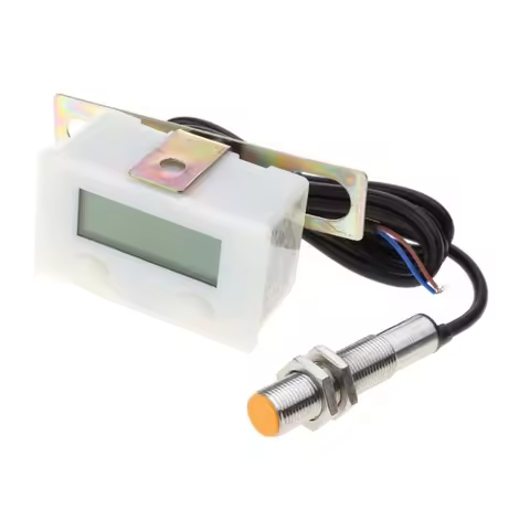 Electronic Counter LCD Digital Tally Counter 0-99999 Forward People Door Counter Panel 5 Digits Shoc