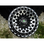 New 4x4 OFFROAD Car Sport Rim WILCROXX Wheels 17x8.5J 6x139 ET0 Matt Black Milling - READY STOCK
