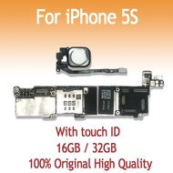 16GB 32GB 64GB motherboard for iPhone 5S with fingerprint with Touch ID unlock logic board iOS