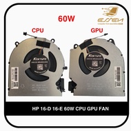 HP 16-D 16-E 60W 80W CPU & GPU FAN