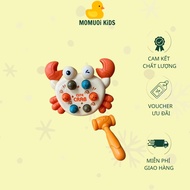 Crab-shaped Baby Squash Toy, Toys for Babies from 9 Months Old, Cute, Quick Eyes. Momuoikids