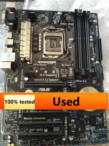 Asus Z97-K R2.0 Desktop Motherboard Z97 Socket LGA 1150 i7 i5 i3 DDR3 32G SATA3 ATX Used