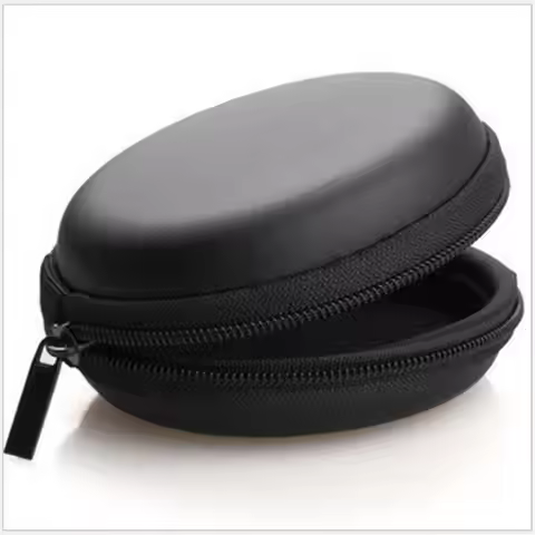 Portable Mini Round Hard Storage earphone case for Earphone SD TF Cards for Iphone xiaomi Samsung Us