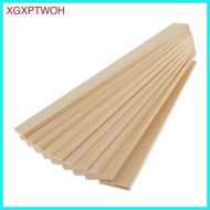 [xgxptwoh] 10 Pieces of Wood for Crafts, Models, Decorative Wooden Slats