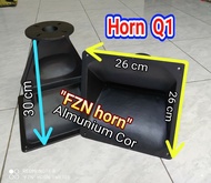 Tweter Q1 26x26 cm Almunium - Horn tweeter twiter driver speaker