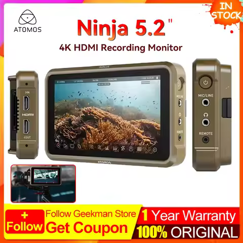 for Atomos Ninja 5.2" 4K Recording Monitor Compatible with Huge Range of HDMI-output Cameras Built w