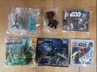 正版 LEGO 樂高 積木 Minifigures人仔 ，有DC 蝙蝠俠 Batman ；星球大戰 STAR WARS；悟空小俠；動物森友會 及 哈利波特 Harry Potter 舊版3頭狗，除了S