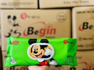 Khăn giấy Ướt begin mẫu mới ( 1 Thùng 20gói) chuột mít ky