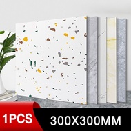 【New Arrival】1PCS Marble Tiles Self Adhesive Floor Sticker 30X30CM Lantai Vinyl PVC Flor Sticker Wat