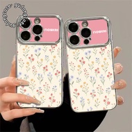 PLATING CROME CASE FLORAL FRESH FOR iphone X XR 11 12 13 14 15 16 17 PRO PROMAX FLORAL FRESH MOTIF S