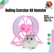 Rolling Exercise X8 Hamster - Sports Toy Jogging Wheel Running Ball Sweet Hamster Swivel Wheel