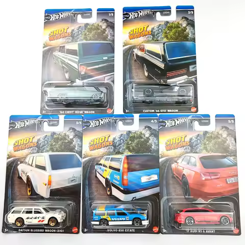 Hot Wheels GDG44 CHEVY NOVA WAGON,CUSTOM 66 GTO WAGON,DATSUN BLUEBIRD WAGON 510,VOLVO,AUDI 1/64scale