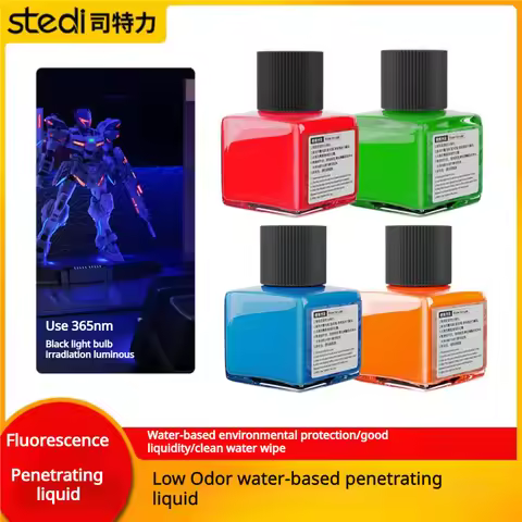 Stedi MP-20~29 40g Fluorescent Panel Liner Paint Water Based Ink for Gundam GK Model Coloring Tools