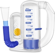 [JXLAFEIPO]Breathing Trainer 3 Balls Spirometer Lung Capacity Measurement Lung Function Improvement 