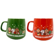 Dove Limited Edition 2022 Christmas Style Line Friends Mug / Face Towel Set (2 Design Set)/Unilever 