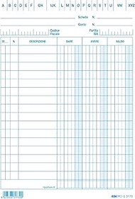 EDIPRO - E3173BL - 100 dart/hair cards blue f.to 17 x 12