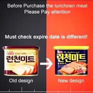 Luncheon meat Lotte to Korea jhe Luncheon meat OK!340g Food Lunch Meat Super Snacks