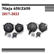 PSLER For Kawasaki Ninja 650 Ninja650 Z650 Engine Cover Engine Guard Engine Protector 2017 2018 2019 2020 2021 2022 2023