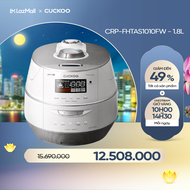 Nồi cơm điện áp suất kép cao tần Cuckoo CRP-FHTAS1010FW 1.8L- Lòng nồi INOX chống trầy xước- hàng nộ