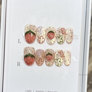 10 Chiếc Mắt Mèo Ngắn Móng Tay Giả In Hoa Chip Chống Nhòe Chống Móng Tay Giả Cho Sân Khấu Biểu Diễn 