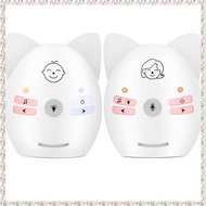 P0Wireless V30 Portable Babysitter 2.4GHz Audio Baby Monitor Digital Voice Broadcast Double Talk Night Light EU Plug