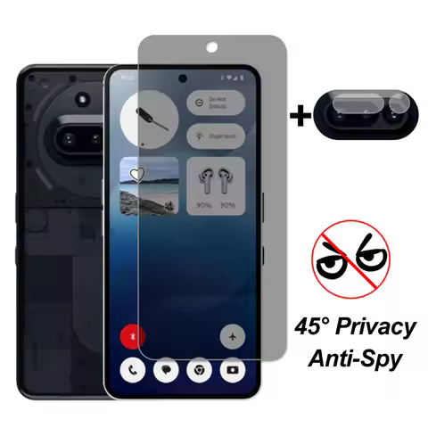 For Nothing Phone 3a Glass Screen Protector Privacy Tempered Glass Protective Phone Camera Lens Film