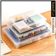 A4 Paper Storage Box Buckle Design Tear-resistant Waterproof File Paper Storage Case