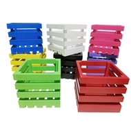Wooden Crate Color Wooden Crate storage box 15×15×15