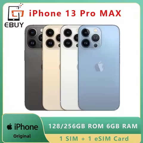 Apple IPhone 13 Pro Max Mobile Phones128/256GB ROM 6.7" Genuine Super Retina OLED 6GB RAM Unlocked A