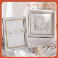 Simple white photo frame 6 inch 7 inch 8 inch 10 inch photo wedding photo 4R 5R 6R 7R 8R A4 picture 