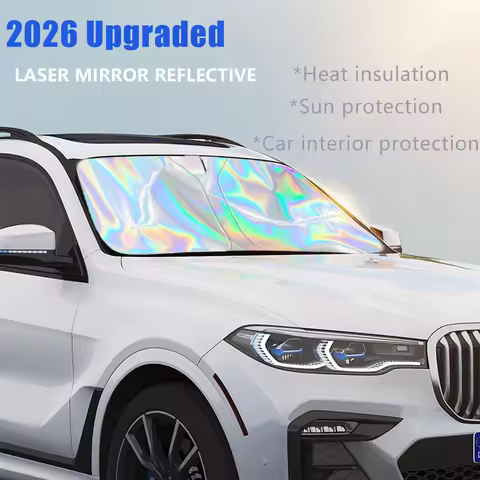 2026 Laser Car Windshield Sun Shade For BMW 1/3/4/5 Series X1 X3 X5 E46, E90, E60,F10,F30,U11 Summer