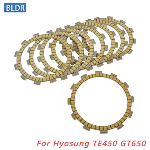 Motorcycle Clutch Friction Plates Kit For Hyosung TE450 GT 650 GT650S GT650R GT650i GV650 Aquila ST7