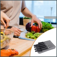 Knives Drawer Organizer Cutter Storage Holder Cutlery Slot Organizer Kitchen Drawer Organizer Cutter Holder wondeksg