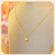 สร้อยคอจี้ทองคําแข็ง 3.5g 99.99% ทองคํา 45 ซม. ของขวัญวันเกิดสไตล์ผู้หญิงยาวทอง แท้ หลุด จำนำ