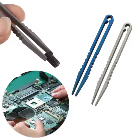 Rust free First aid Titanium tweezer electronic mobile kit clamp precision grip grabbing pcb phone r