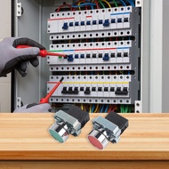 22mm Push Button SPDT Configuration IP65 Waterproof 10A Current Rating