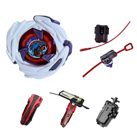 Spinning Top UX-17 Starter Set - Meteor Dragoon 3-70J Left-Spin with Launcher Toys Gift