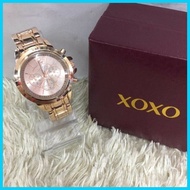 ۩ ∇ ⚾︎ Xoxo Chrono Stainless Watch